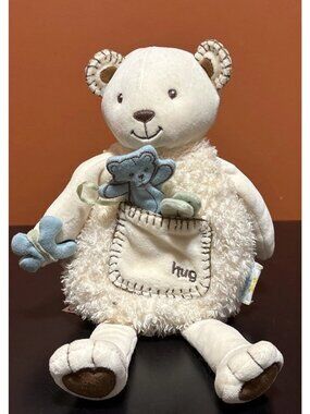 Eden Sprouts & Sprites Tommy & Tulip Hug Stuffed Animal Sitting Bear Plush